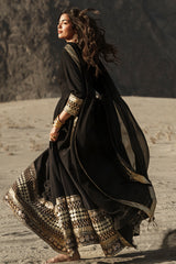 3 Pcs Stitched Raw Silk Pishwas CMA-6-467