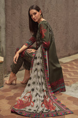 3-PC Unstitched Printed Linen Collection CPW5-05