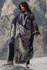 3-PC Unstitched Embroidered Linen Collection  ANW7-14