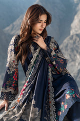 3-PC Unstitched Embroidered Linen Collection  ANW7-14