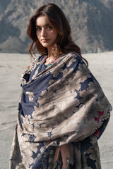 3-PC Unstitched Embroidered Linen Collection  ANW7-14