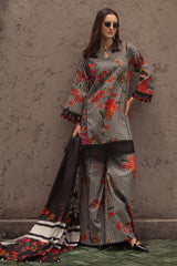 3-PC Unstitched Printed Linen Collection CPW5-04