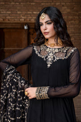 3-PC Embroidered Chiffon CMA-6-429
