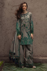 3-PC Unstitched Printed Linen Collection CPW5-07