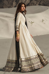 3 Pcs Stitched Raw Silk Pishwas CMA-6-468