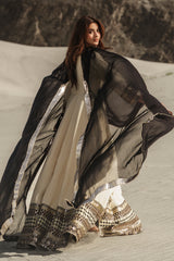 3 Pcs Stitched Raw Silk Pishwas CMA-6-468