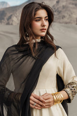 3 Pcs Stitched Raw Silk Pishwas CMA-6-468