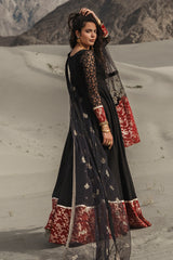 3 Pcs Stitched Raw Silk Pishwas CMA-6-485
