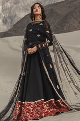 3 Pcs Stitched Raw Silk Pishwas CMA-6-485