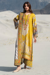3-PC Unstitched Embroidered Linen Collection  ANW7-20