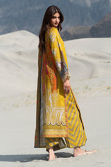 3-PC Unstitched Embroidered Linen Collection  ANW7-20