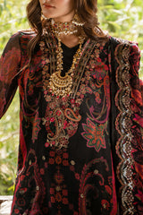 3-PC Unstitched Embroidered Chiffon Collection VSLW6-16