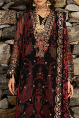 3-PC Unstitched Embroidered Chiffon Collection VSLW6-16
