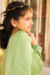 3-PC Embroidered Raw-Silk Suit CKP-6-372