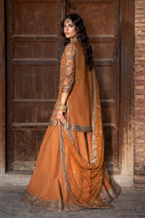 3-PC Embroidered Raw Silk CMA-6-439
