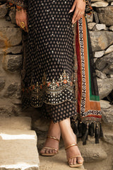 3-PC Unstitched Embroidered Chiffon Collection VSLW6-15