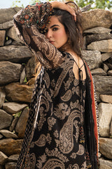 3-PC Unstitched Embroidered Chiffon Collection VSLW6-15