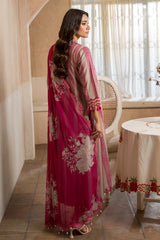 3-Pc Unstitched Embroidered Lawn Suit ASE5-17