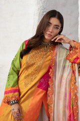 3-PC Unstitched Embroidered Printed Lawn Collection CRO5-06