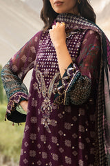 3-PC Unstitched Embroidered Chiffon Collection VSLW6-12