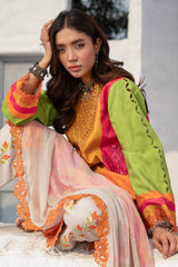 3-PC Unstitched Embroidered Printed Lawn Collection CRO5-06