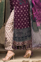 3-PC Unstitched Embroidered Chiffon Collection VSLW6-12