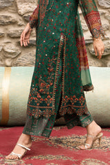 3-PC Unstitched Embroidered Chiffon Collection VSLW6-18