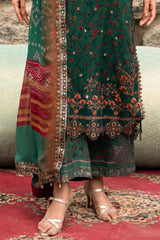 3-PC Unstitched Embroidered Chiffon Collection VSLW6-14