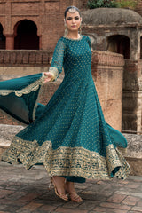 3-PC Embroidered Chiffon CMA-6-427