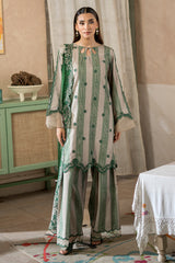 3-Pc Unstitched Embroidered Lawn Suit ASE5-16