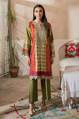 3-Pc Unstitched Printed Staple Suit ASE5-19