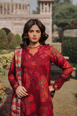 3-pc Unstitched Embroidered Printed Staple DSCW5-18