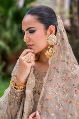 3-PC Embroidered Chiffon CMA-6-449
