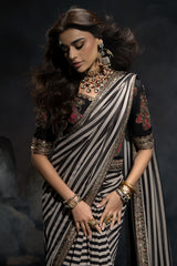 3-PC Stitched Premium Saree Collection  CSS6-01P