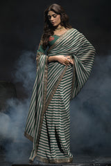 3-PC Stitched Premium Saree Collection  CSS6-04P
