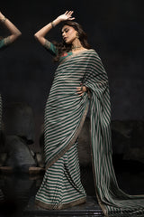 3-PC Stitched Premium Saree Collection  CSS6-04P