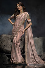 3-PC Stitched Premium Saree Collection  CSS6-02P