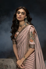 3-PC Stitched Premium Saree Collection  CSS6-02P