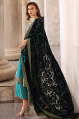 3-pc Unstitched Embroidered Dyed Leather Shirt PSW5-19