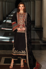 3-pc Unstitched Embroidered Dyed Leather Shirt PSW5-21