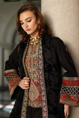 3-pc Unstitched Embroidered Dyed Leather Shirt PSW5-21