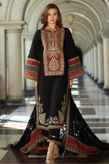 3-pc Unstitched Embroidered Dyed Leather Shirt PSW5-21