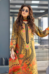 3-PC Unstitched Embroidered Lawn Collection AG6-01