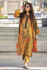 3-PC Unstitched Embroidered Lawn Collection AG6-01