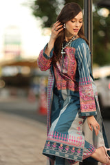 3-PC Unstitched Embroidered Lawn Collection AG6-09