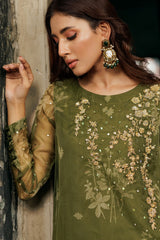 3-PC Embroidered Organza Suit CMA-4-096