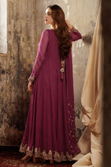 3-PC Embroidered Chiffon Suit CMA-5-059