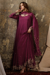 3-PC Embroidered Chiffon Suit CMA-5-059