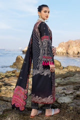 3-Pc Unstitched Printed Lawn with Embroidered Chiffon Dupatta PM4-19