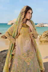 3-PC Unstitched Embroidered Lawn Collection CSM6-01R